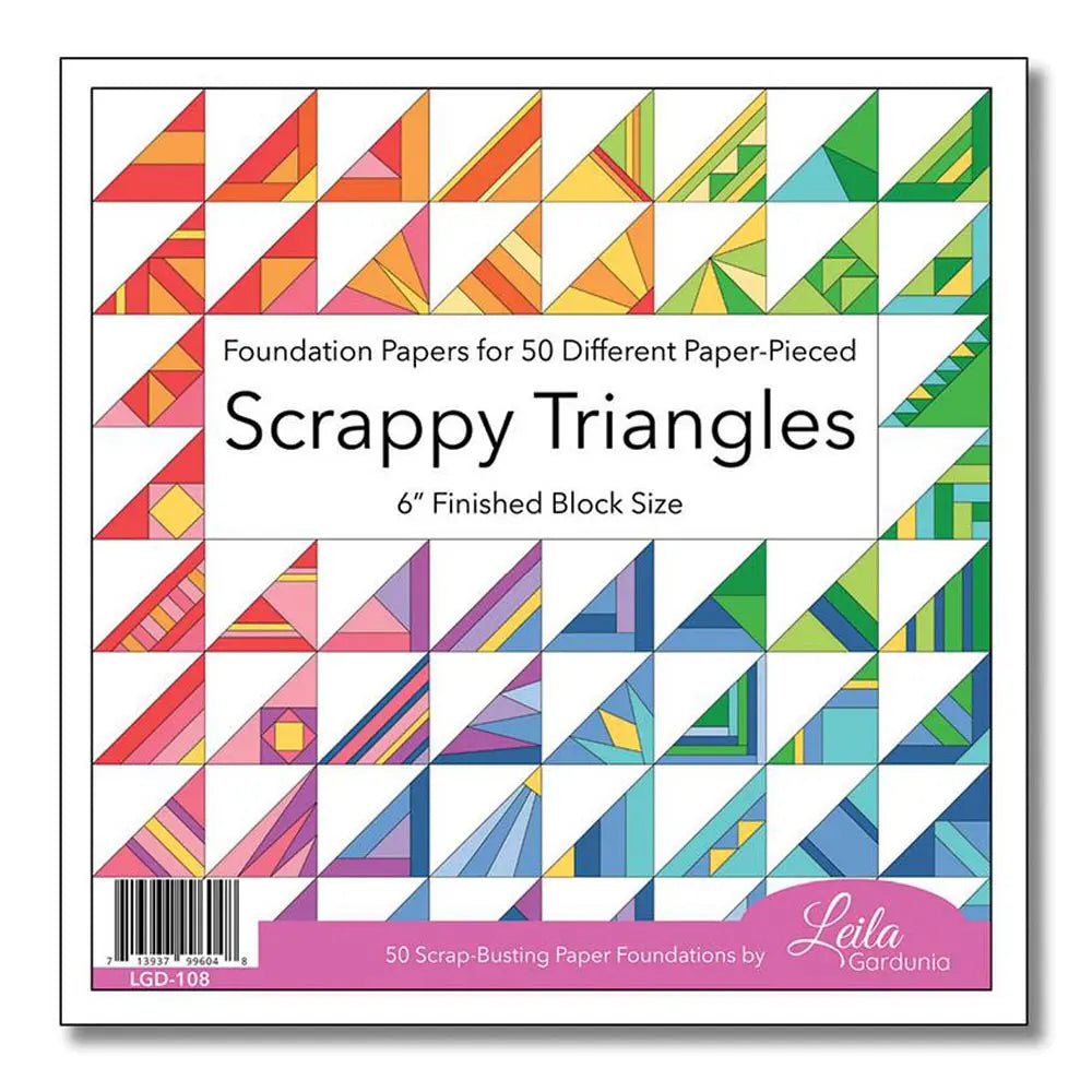 6" Scrappy Triangles Foundation Paper