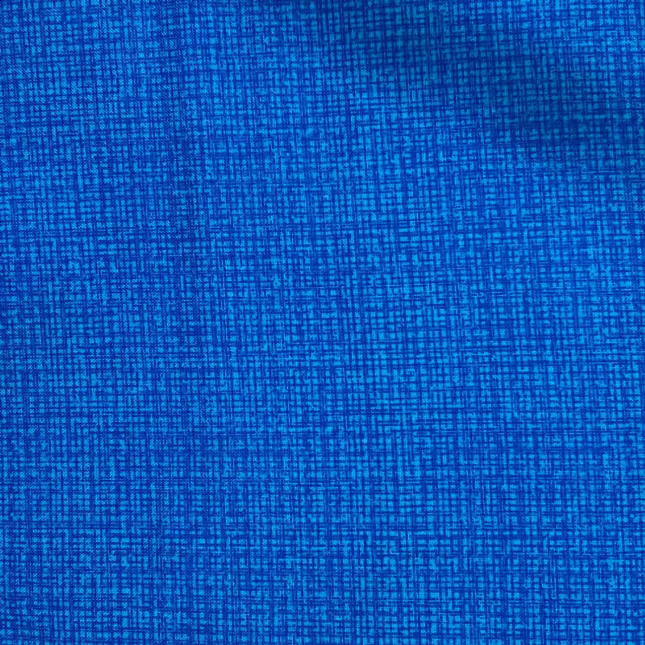 Color Weave Electric Blue Fabric Yardage