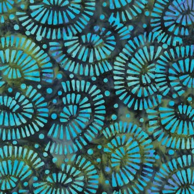 Mosaic Forest/Blue Fabric Yardage