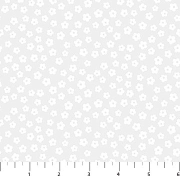 Basically Black & White Blossoms Fabric Yardage