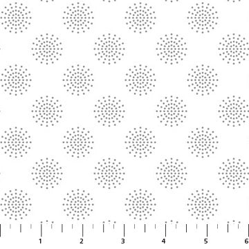 Wintry Lustre Silver Stardust Fabric Yardage