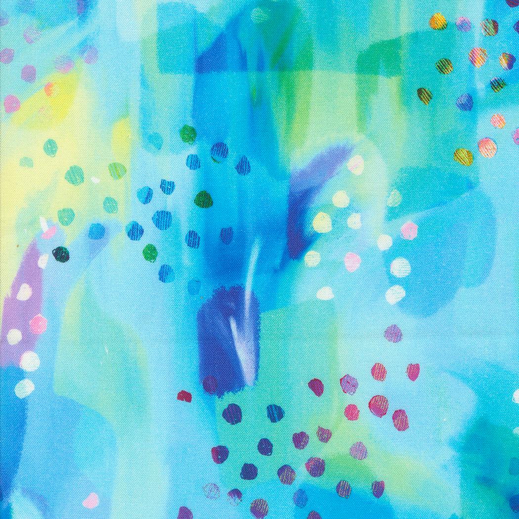 Gradients Auras Turquoise 108" Wide Quilt Backing Fabric