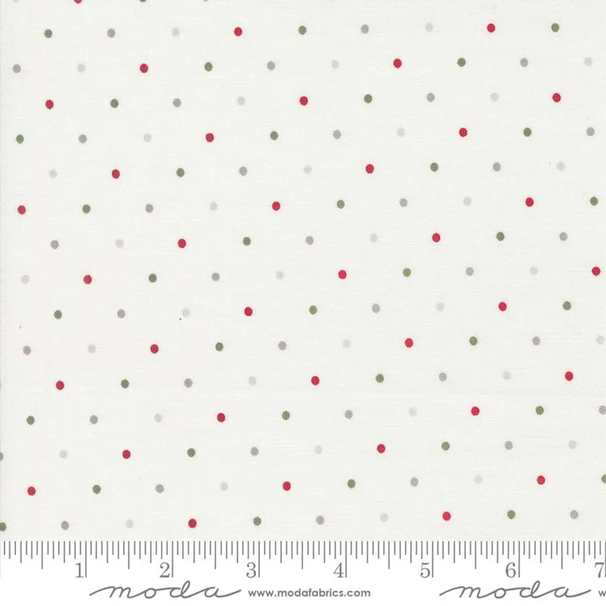 Berry and Pine Christmas Magic Dot 108" Wide Quilt Backing Fabric
