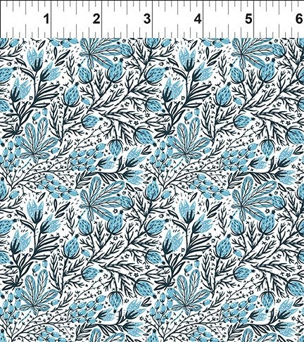 Whimsy White Windy Fabric Yardage