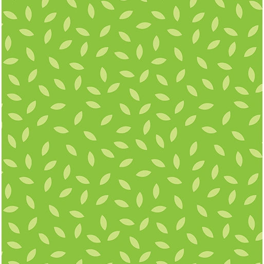 Happy Camper Little Leaf Green Fabric Yardage