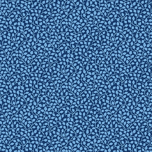 Sleepovers Phone the Boys Blue Fabric Yardage