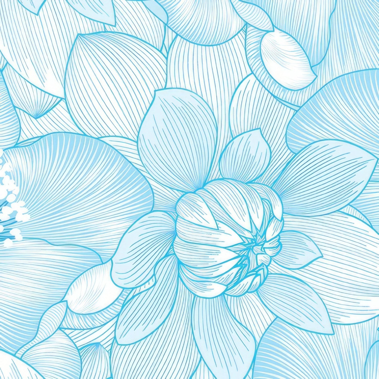 Poppies Water Fabric Yardage