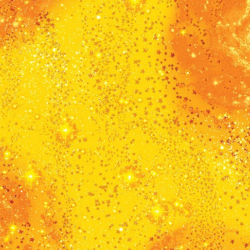 Harry Potter Magic Yellow/Orange Fabric Yardage