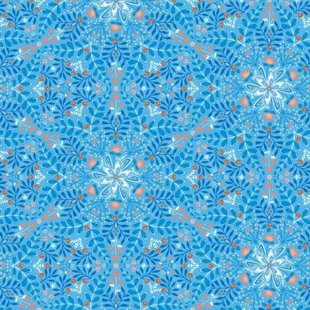 Medallion Periwinkle Fabric Yardage