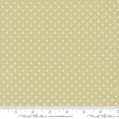 Abide Light Green Dots Fabric Yardage
