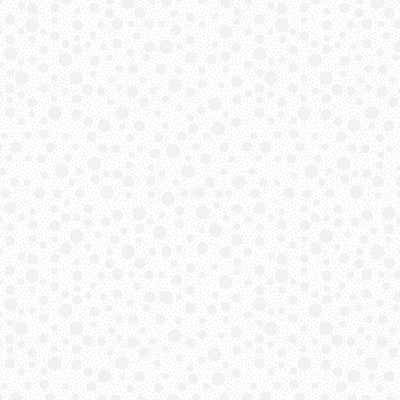 Quilting Illusions White Bubbles Fabric Yardage