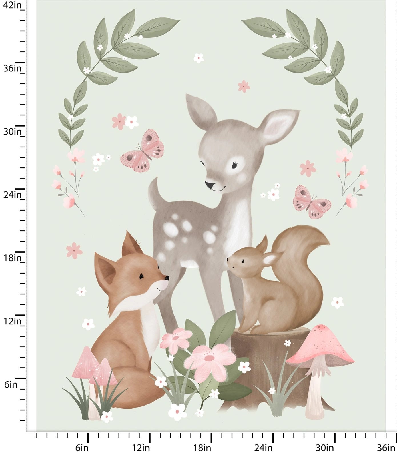 Sweet Woodland Multicolor Panel