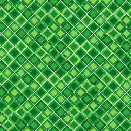 Square One Green Fabric Yardage