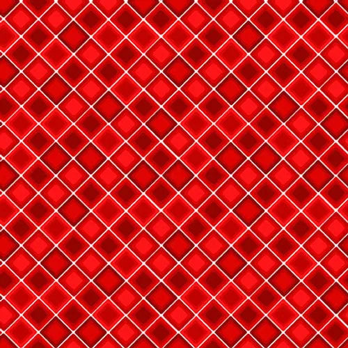 Square One Red Fabric Yardage