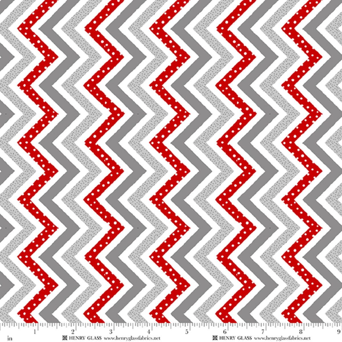 Snow Folks multi chevron Christmas quilt fabric yardage