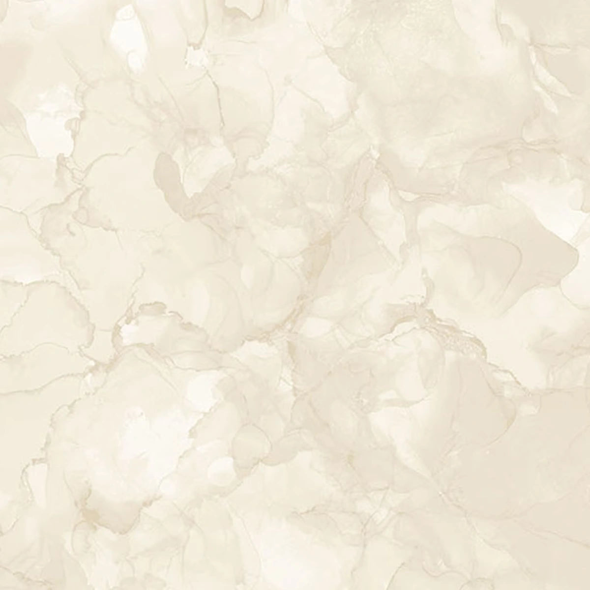 Mirage Vanilla Fabric Yardage by Northcott features a cream marble texture with subtle beige veins, perfect as a smooth, elegant quilting cotton or background fabric for a natural stone-inspired look.