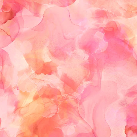 Aura Carnation watercolor blender cotton quilting fabric yardage