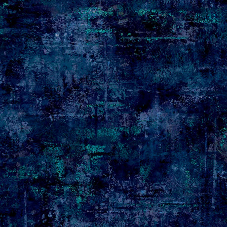 Vibe Navy Mottled Blender Fabric Yardage - quilt fabric for sewing and quilting projects