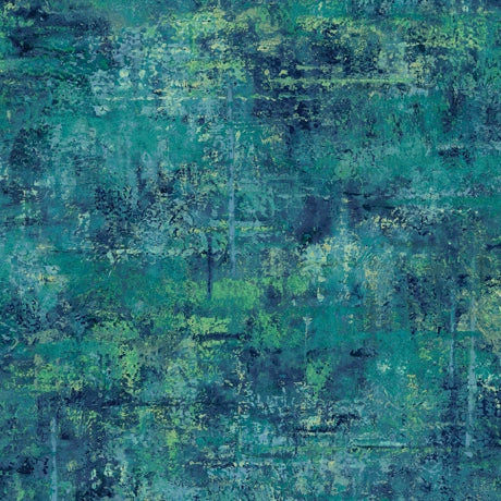 Vibe Teal Mottled Blender Fabric Yardage