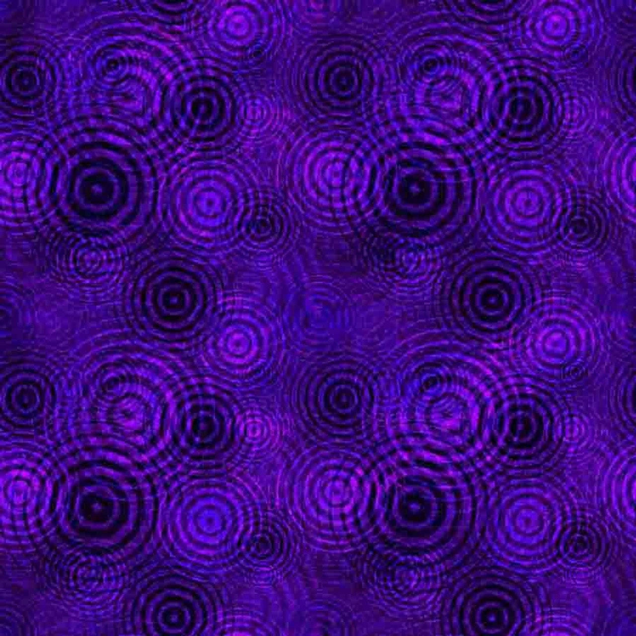 Rock N Roll Fantasy Circle Geo Purple Fabric Yardage