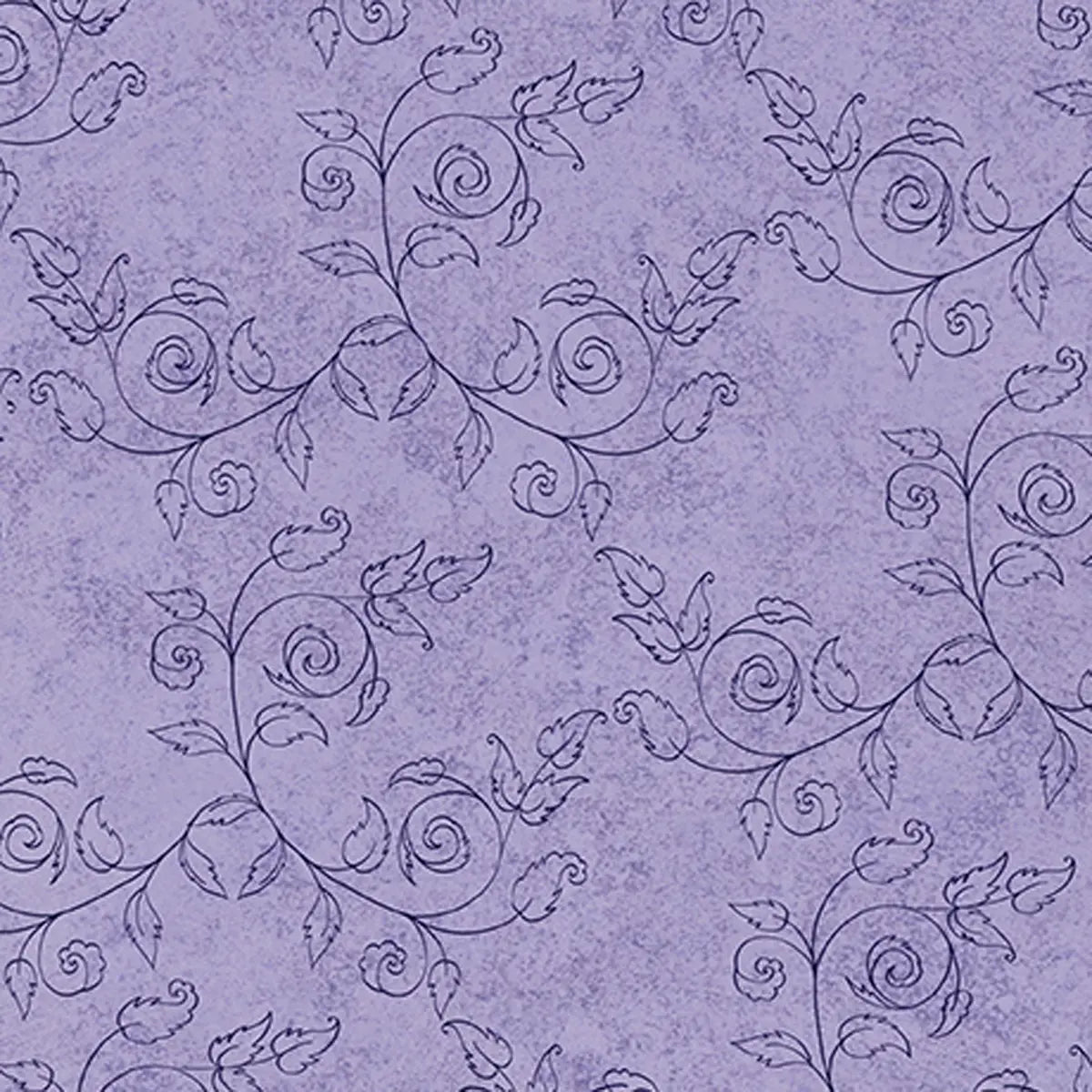 Cornucopia Harvest Lilac Delicate Scroll Fabric Yardage