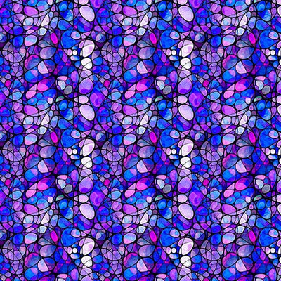 Solstice Purple Kaleidoscope Fabric Yardage