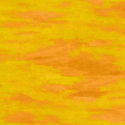 Blooming Bouquet Orange Watercolor Texture Blender Fabric Yardage