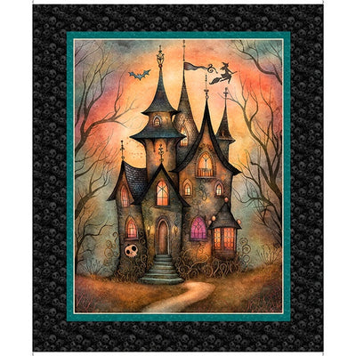 Witchypoo Multi Haunted House Panel 36" x 43"