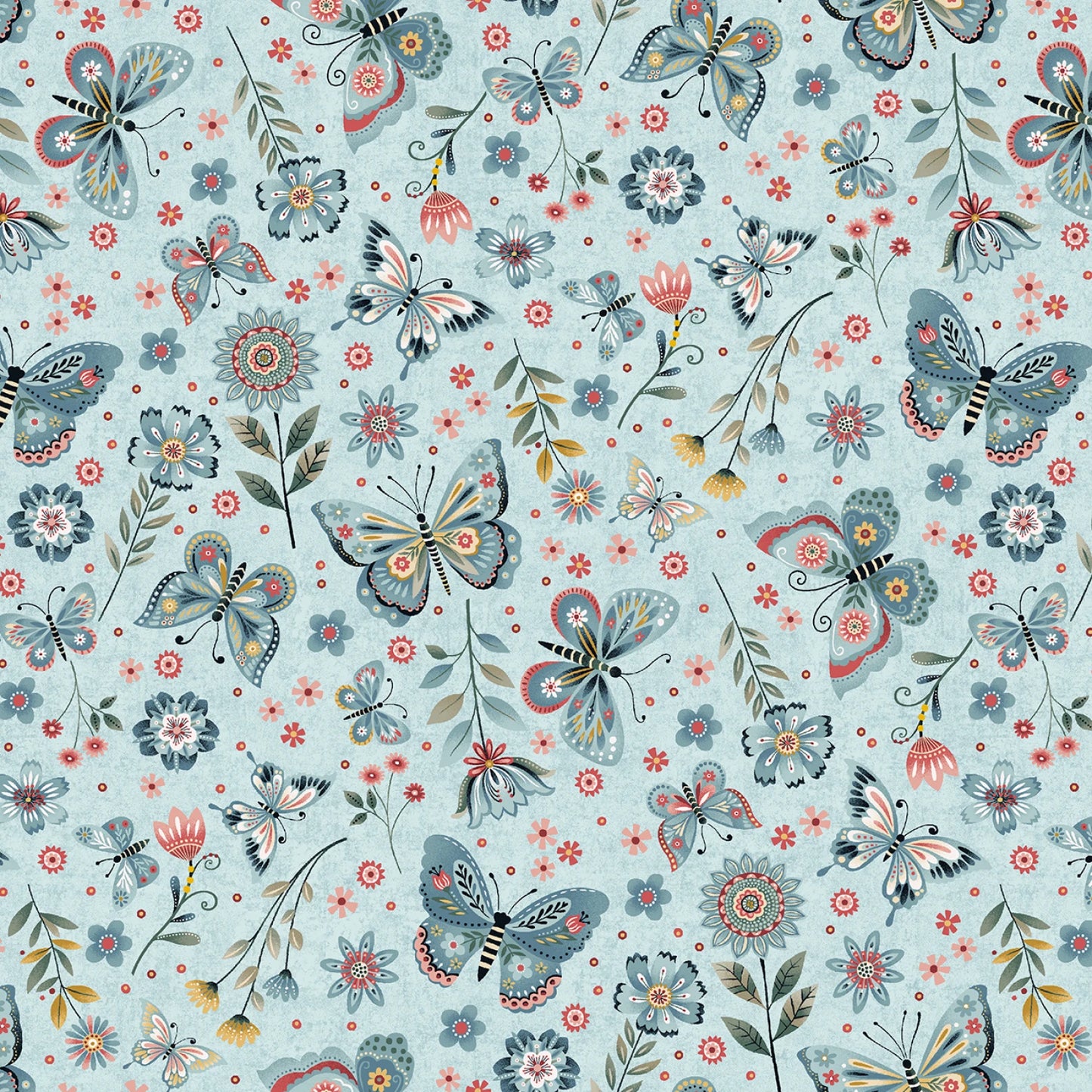 Norwegian Forest Butterfly Yardage