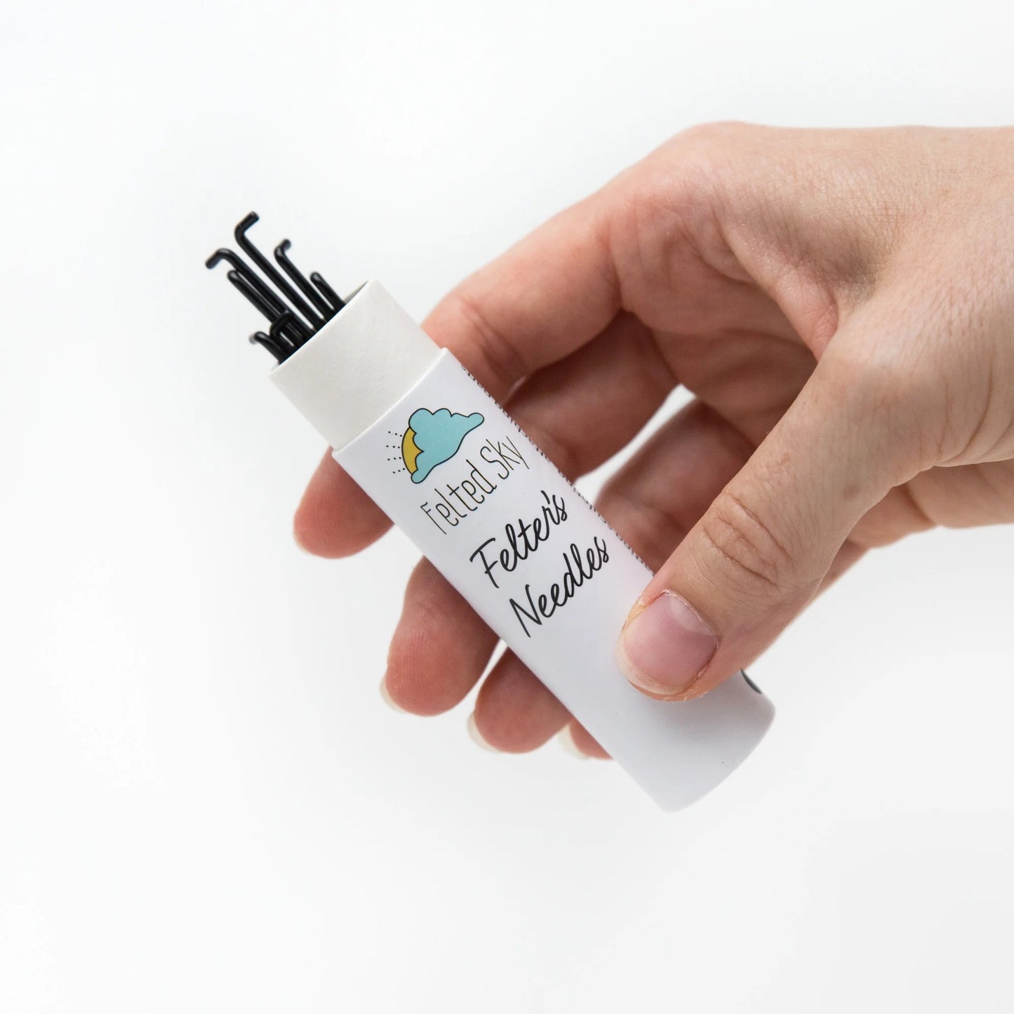 Felting Needles 36 Triangle - 7 Pack - Black