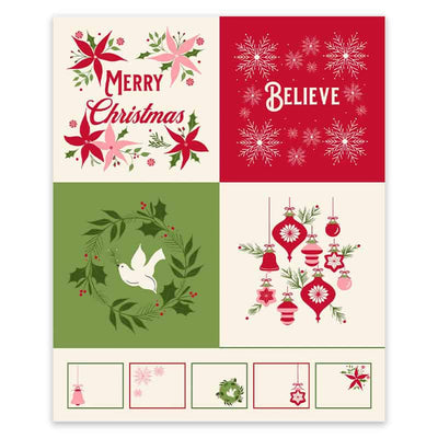 Once Upon a Christmas Snow Quilt Panel