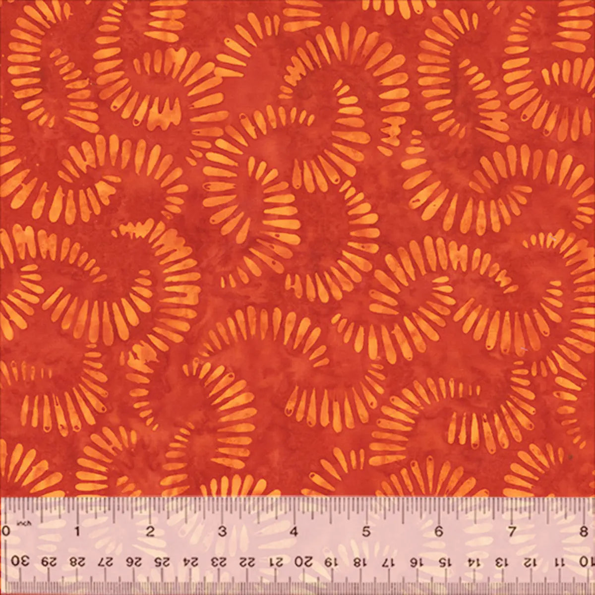 Quiltessentials Splendor Marmalade Citrus Slices Batik Fabric Yardage