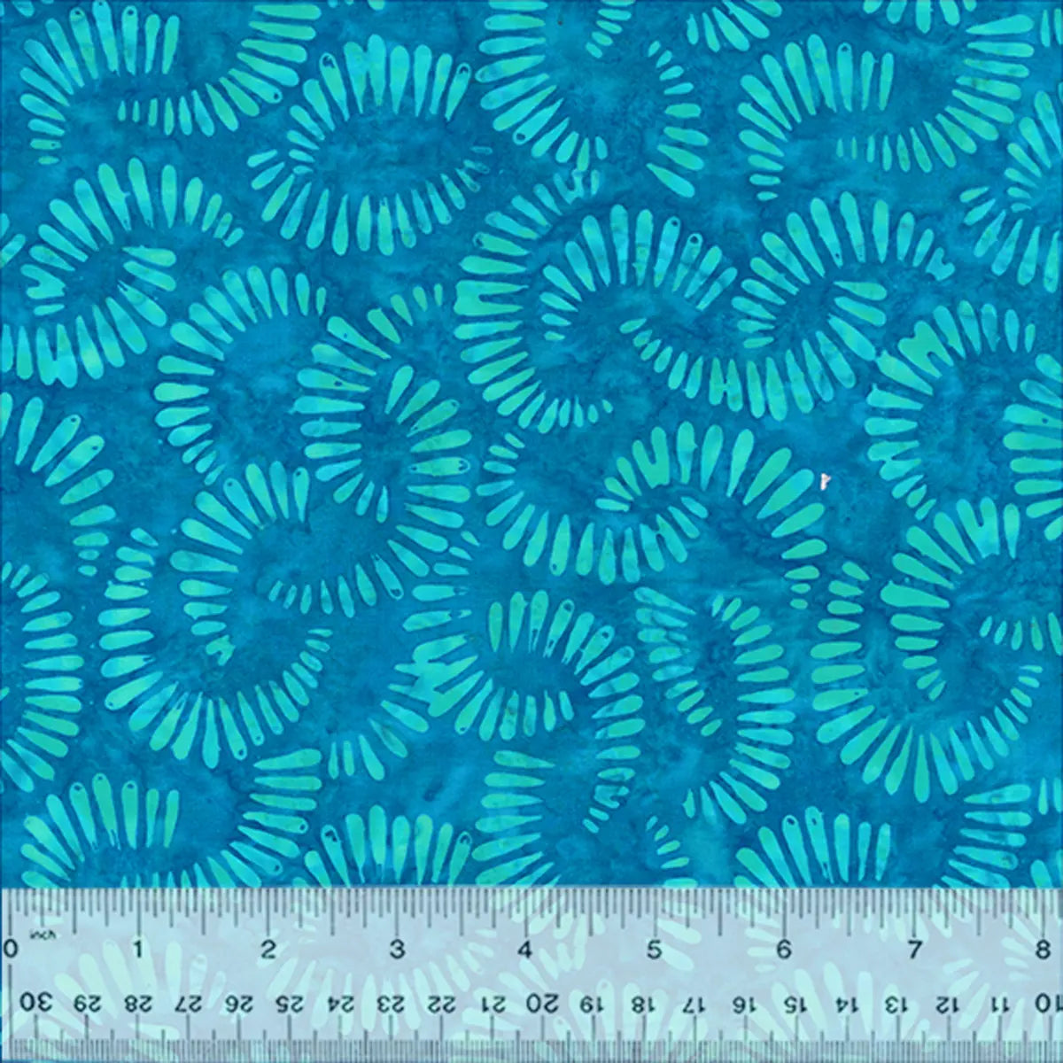 Quiltessentials Splendor Ocean Wave Citrus Slices Batik Fabric Yardage