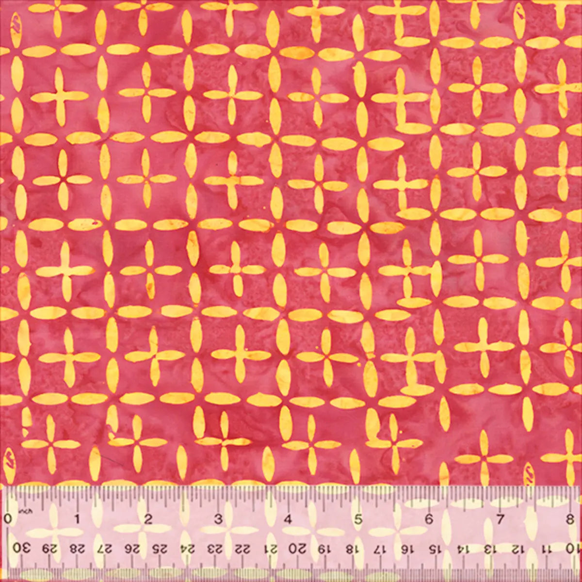 Quiltessentials Splendor Punch Intersection Batik Fabric Yardage