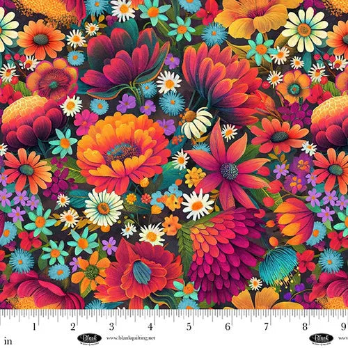 Luminous Haven Minky Dense Floral Yardage
