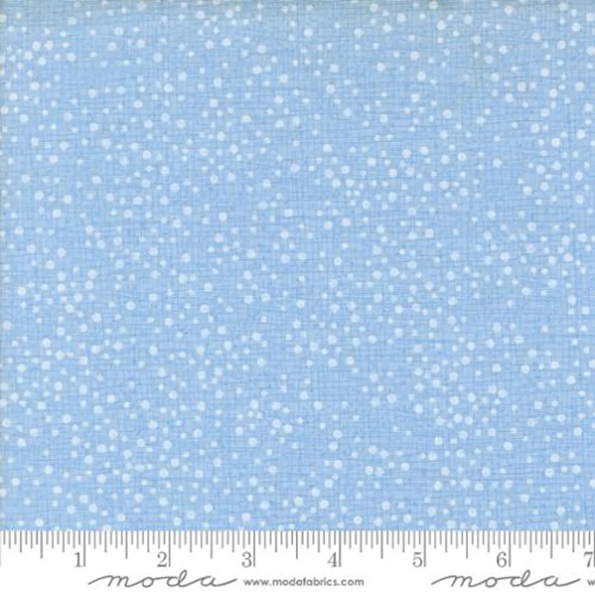 Dotty Thatched Mist Fabric Yardage