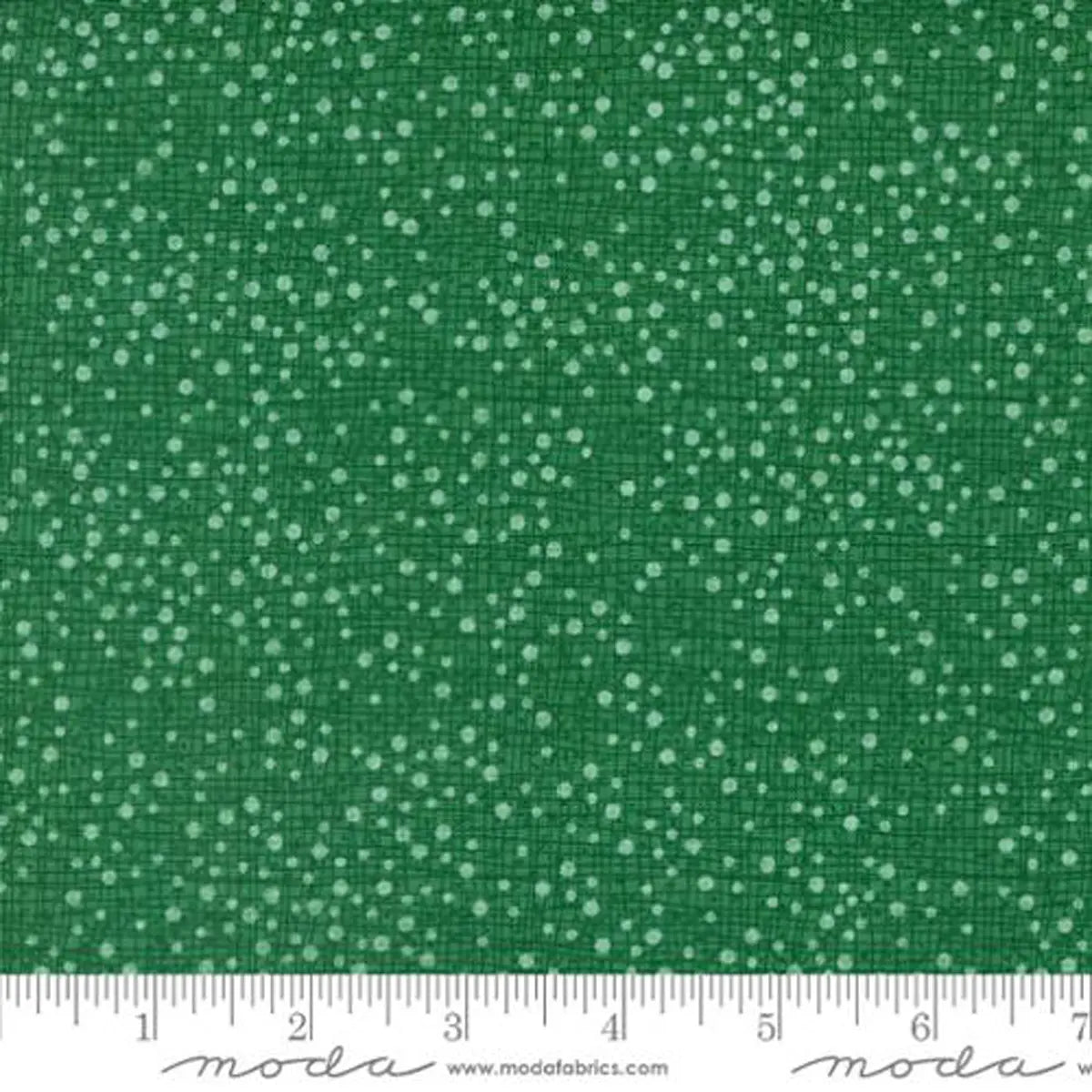 Dotty Thatched Pine Fabric Yardage