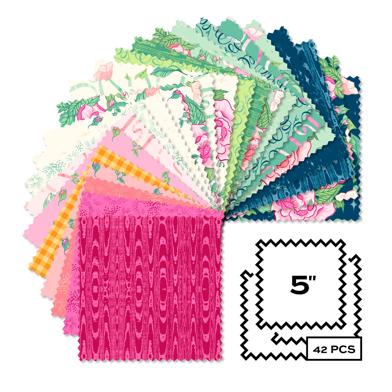 Fairytales 5" Squares - quilting supply from Quilted Joy