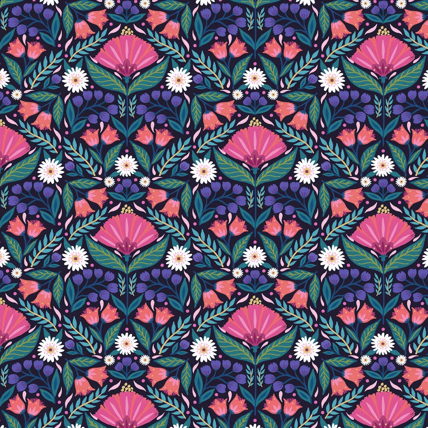 Dayspring Botanica Midnight Yardage