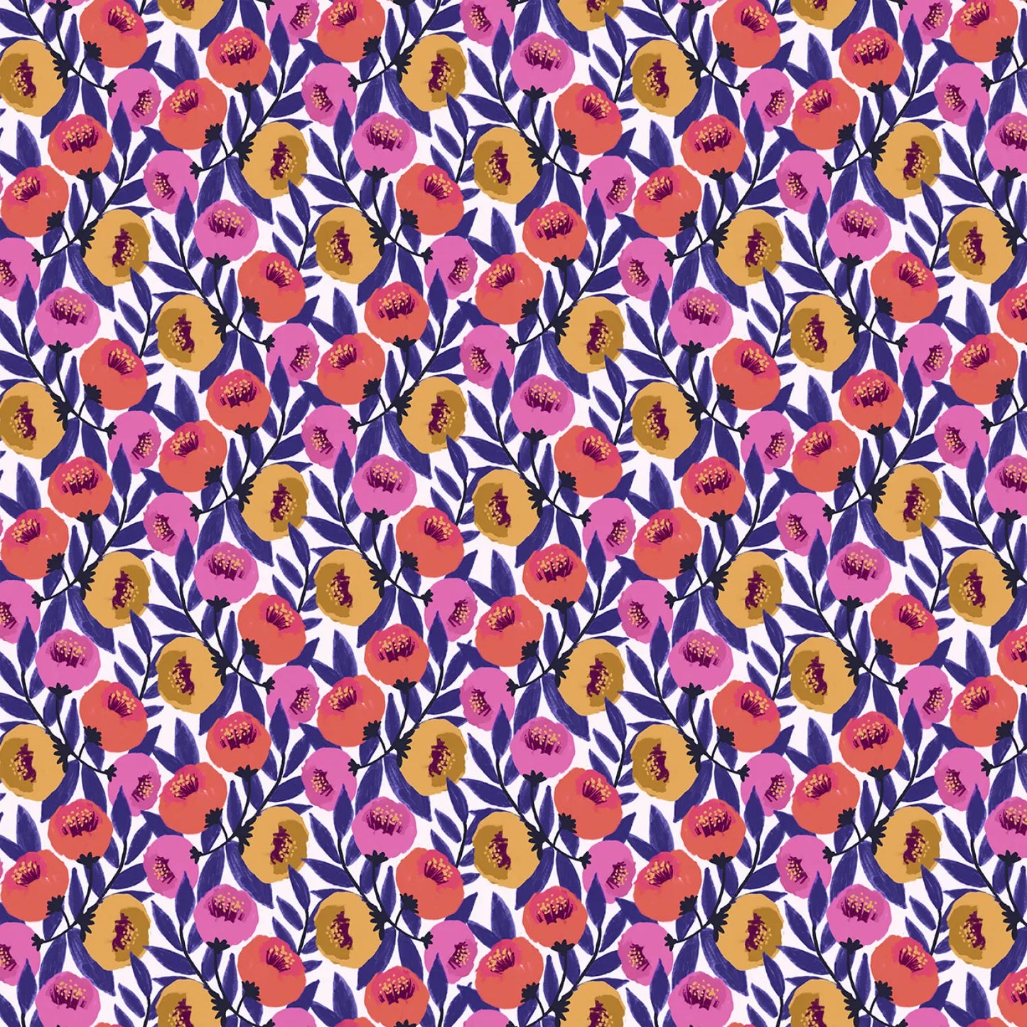 Dayspring Garland White Yardage