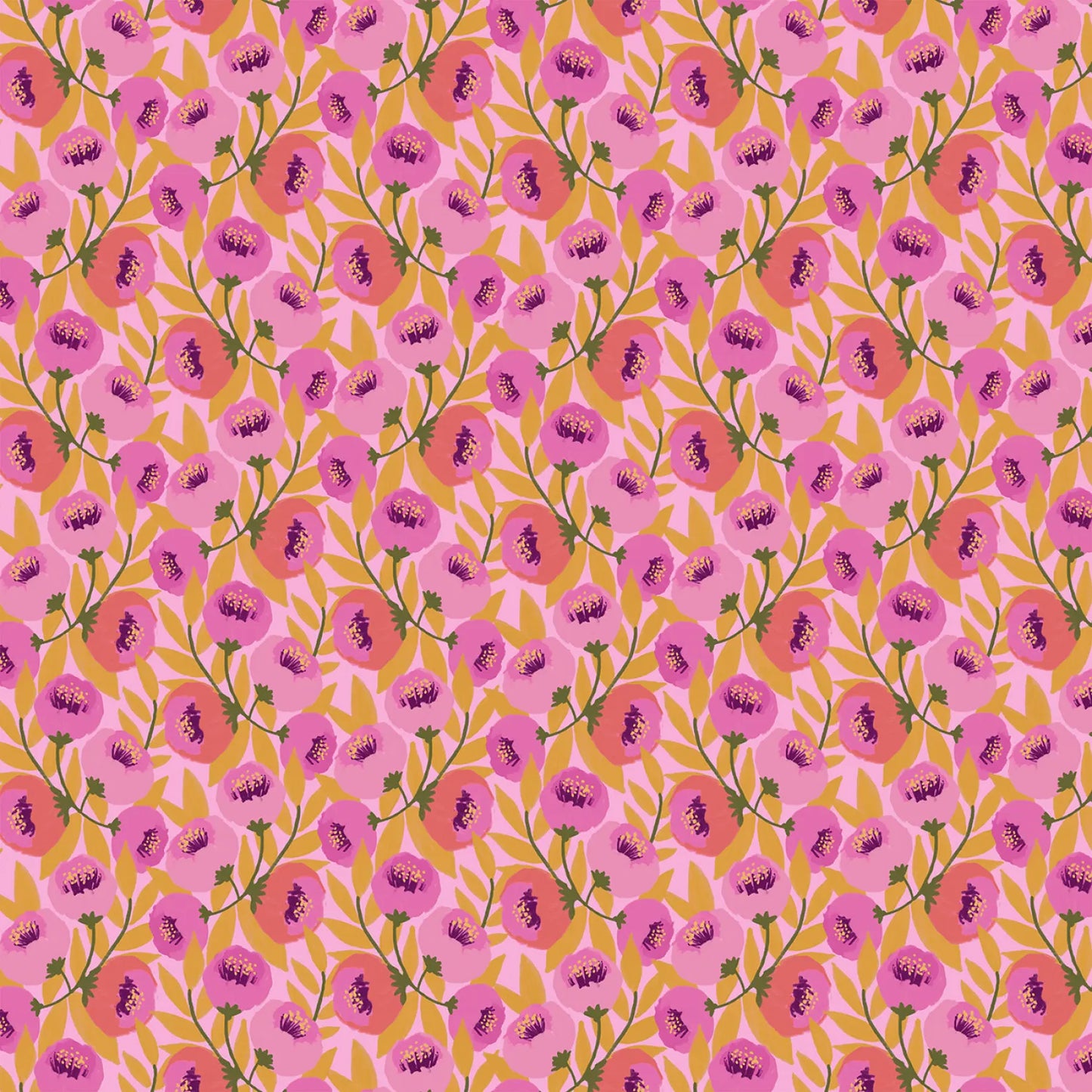 Dayspring Garland Pink Yardage