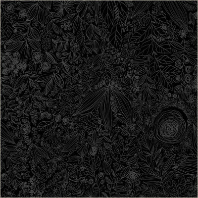 Daydream Black on Black 108" Wide 3 Yard Quilt Fabric Back Pack