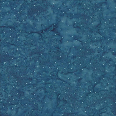 Cotton Candy Blue Dots Batik Fabric Yardage