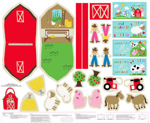 Huggable & Loveable On the Farm Carrying Case and Book Panel