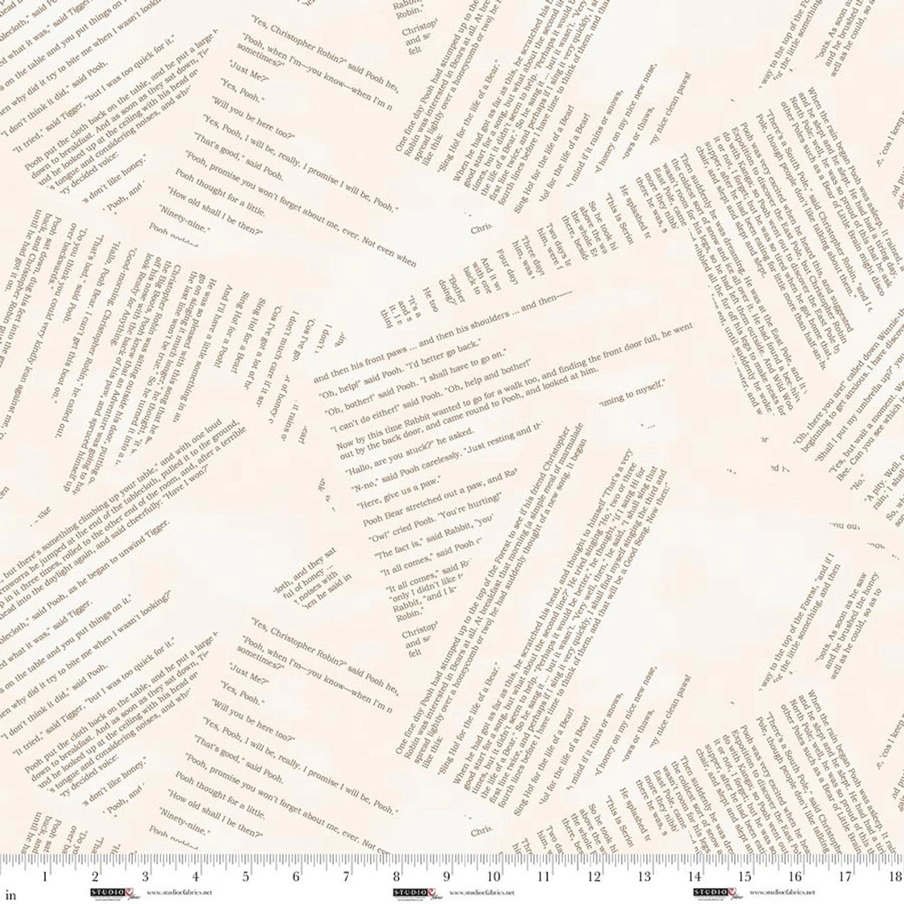 Classic Winnie Stories Fabric Yardage