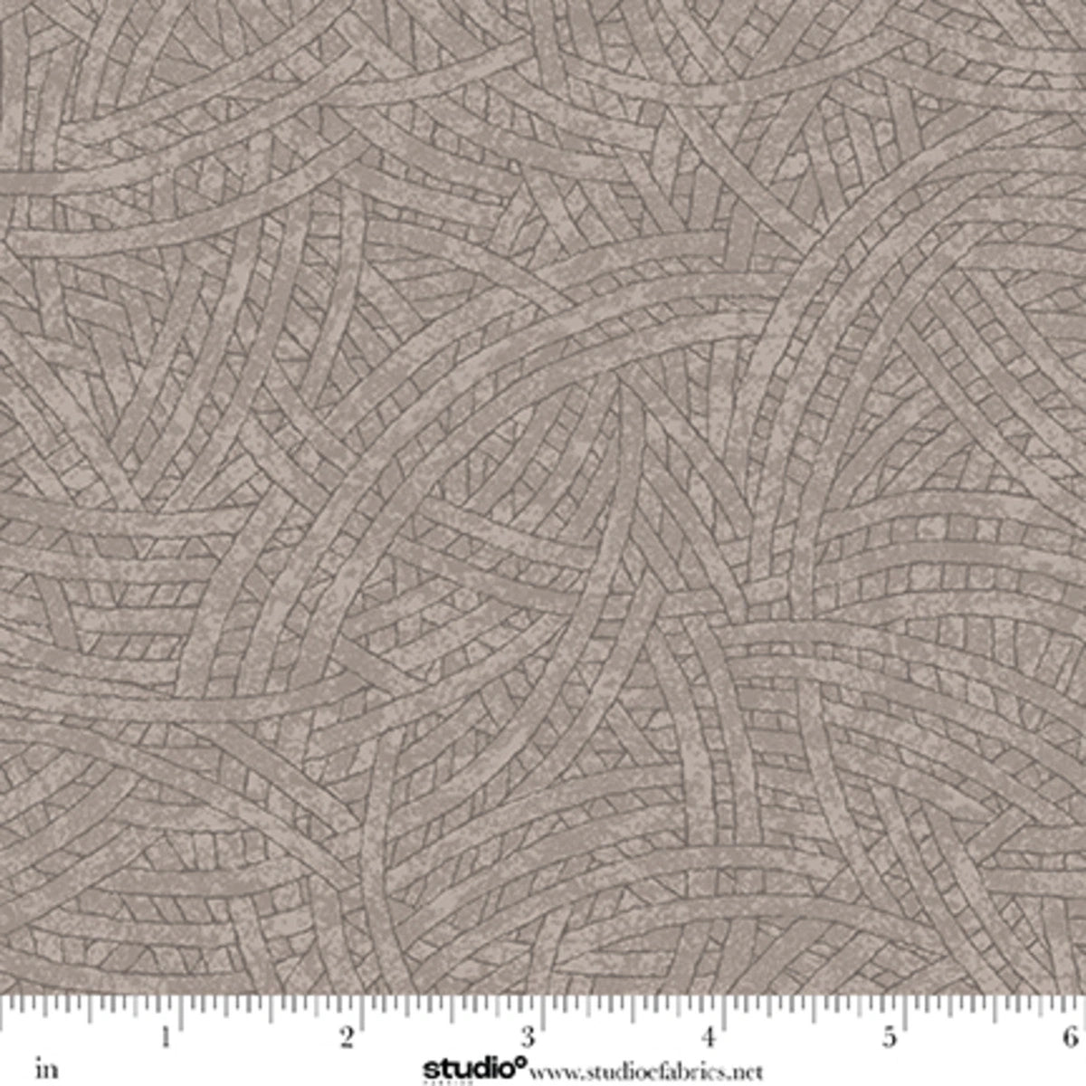 Tangled Slate Mushroom Fabric Yardage - quilt fabric for sewing and quilting projects