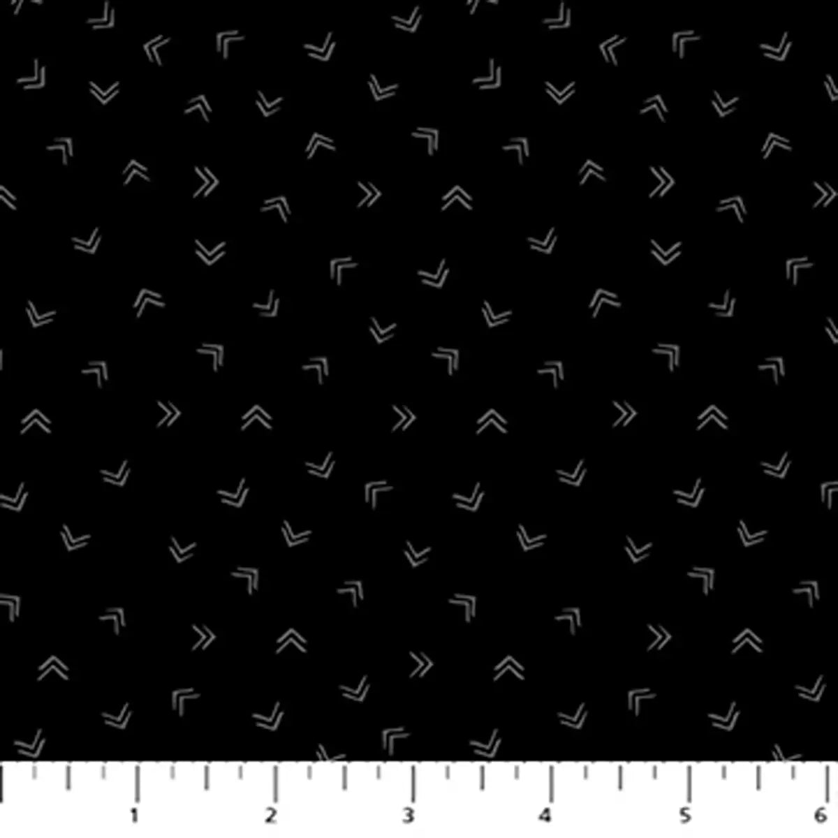 Dusk V's Black on Black Fabric Yardage