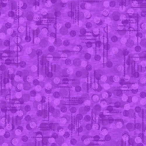 A textured purple background inspired by Jot Dot Lilac Tonal Texture Fabric Yardage, featuring varied dot sizes and subtle vertical and horizontal lines for an abstract, layered effect—ideal for fabric projects.