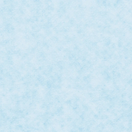 Winter Wool Powder Flannel Fabric Yardage by Benartex features a light blue, cloud-like textured background with soft pastel variations, ideal for quilting or cotton flannel projects.