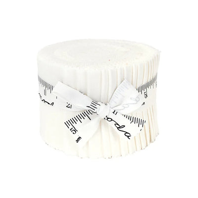 Bella Solids Off White Junior Jelly Roll
